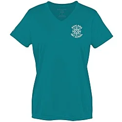 Momentum Solid V-Neck T-Shirt - Ladies' - Screen