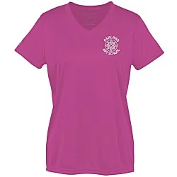 Momentum Solid V-Neck T-Shirt - Ladies' - Screen