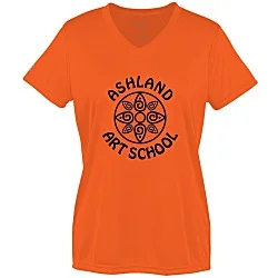 Momentum Solid V-Neck T-Shirt - Ladies' - Screen