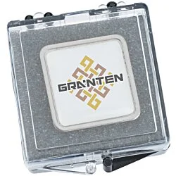 Square Lapel Pin with Presentation Box