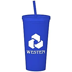 Event Stadium Cup with Lid & Straw - 24 oz.