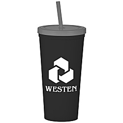 Event Stadium Cup with Lid & Straw - 24 oz.