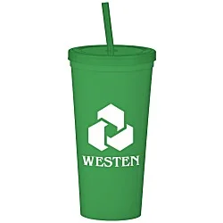 Event Stadium Cup with Lid & Straw - 24 oz.