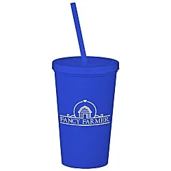 Event Stadium Cup with Lid & Straw - 20 oz.
