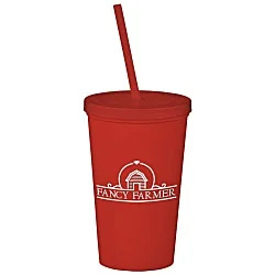 Event Stadium Cup with Lid & Straw - 20 oz.