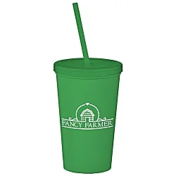Event Stadium Cup with Lid & Straw - 20 oz.