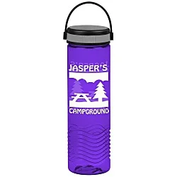 Twist Water Bottle with Loop Carry Lid - 24 oz.