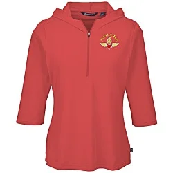 Cutter & Buck Virtue Pique Half-Zip Pullover Hoodie - Ladies'
