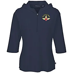 Cutter & Buck Virtue Pique 1/2-Zip Pullover Hoodie - Ladies'