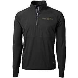 Cutter & Buck Adapt Knit Hybrid 1/4-Zip Pullover