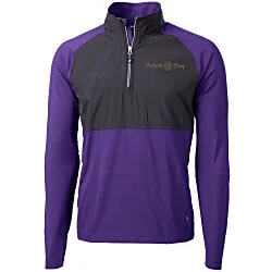 Cutter & Buck Adapt Knit Hybrid 1/4-Zip Pullover