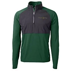 Cutter & Buck Adapt Knit Hybrid 1/4-Zip Pullover