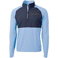 Cutter & Buck Adapt Knit Hybrid 1/4-Zip Pullover