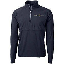 Cutter & Buck Adapt Knit Hybrid 1/4-Zip Pullover