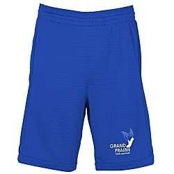 Closed Hole Mesh Shorts With Pockets