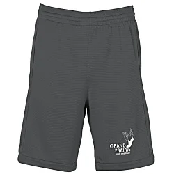 Closed Hole Mesh Shorts With Pockets