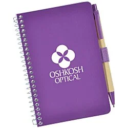 Tacoma Spiral Notebook with Pen - 6" x 4"