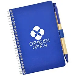 Tacoma Spiral Notebook with Pen - 6" x 4"