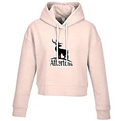 Ultimate 8.3 oz. CVC Fleece Cropped Hoodie - Ladies' - Screen