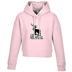 Ultimate 8.3-oz CVC Fleece Cropped Hoodie - Ladies' - Screen