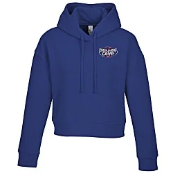 Ultimate 8.3-oz CVC Fleece Cropped Hoodie - Ladies' - Embroidered
