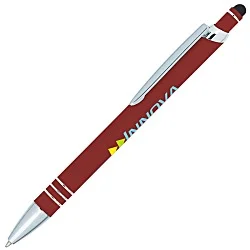 Vortex Soft Touch Stylus Metal Pen - Full Color