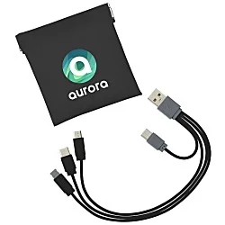 Colorful USB-C Charging Cable Pouch