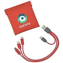 Colorful USB-C Charging Cable Pouch