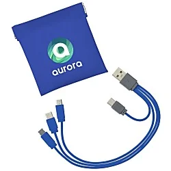 Colorful USB-C Charging Cable Pouch