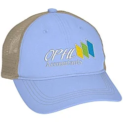 Unstructured Low Profile Trucker Cap