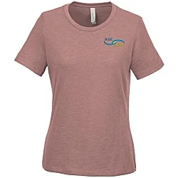 Bella+Canvas Relaxed Crewneck T-Shirt - Ladies' - Heathers - Embroidered