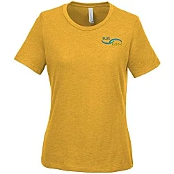 Bella+Canvas Relaxed Crewneck T-Shirt - Ladies' - Heathers - Embroidered
