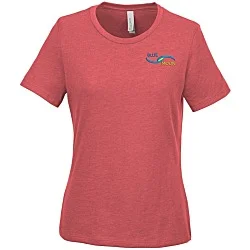 Bella+Canvas Relaxed Crewneck T-Shirt - Ladies' - Heathers - Embroidered