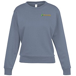 Alternative Washed Terry Throwback Pullover - Ladies' - Embroidered