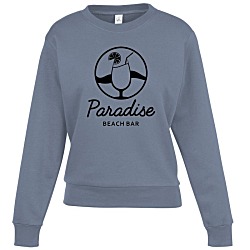 Alternative Washed Terry Throwback Pullover - Ladies' - Screen