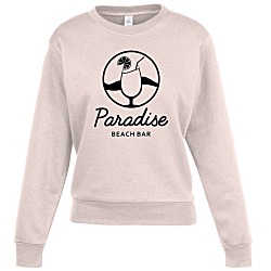 Alternative Washed Terry Throwback Pullover - Ladies' - Screen