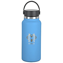 Hydro Flask Wide Mouth with Flex Cap - 32 oz. - Laser Engraved