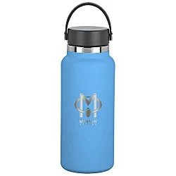 Hydro Flask Wide Mouth with Flex Cap - 32 oz. - Laser Engraved