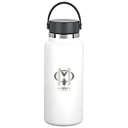 Hydro Flask Wide Mouth with Flex Cap - 32 oz. - Laser Engraved