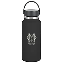 Hydro Flask Wide Mouth with Flex Cap - 32 oz. - Laser Engraved