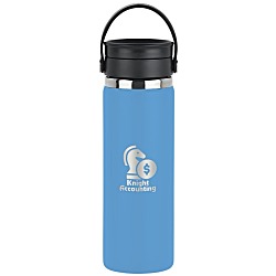 Hydro Flask Wide Mouth with Flex Sip Lid - 20 oz. - Laser Engraved