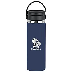 Hydro Flask Wide Mouth with Flex Sip Lid - 20 oz. - Laser Engraved
