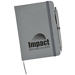 Edison Business Card Notebook with Pen