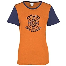 Gameday Vintage Ringer Tri-Blend T-Shirt - Ladies'