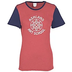 Gameday Vintage Ringer Tri-Blend T-Shirt - Ladies'