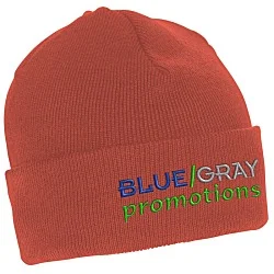 Westport Jersey Knit Beanie with Cuff - 24 hr