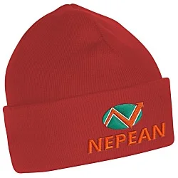 Fine Knit Beanie with Cuff - 24 hr