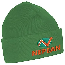 Fine Knit Beanie with Cuff - 24 hr