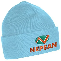 Fine Knit Beanie with Cuff - 24 hr