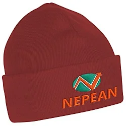 Fine Knit Beanie with Cuff - 24 hr